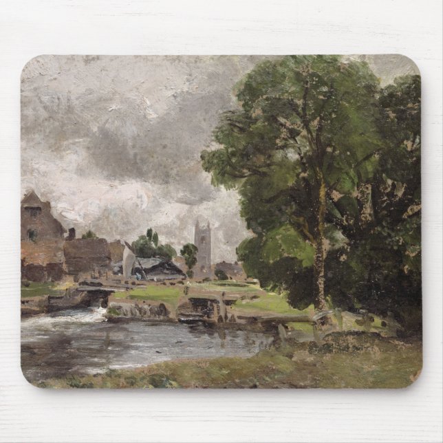 Verschluss und Mühle John Constables | Dedham Mousepad (Vorne)