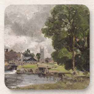 Verschluss und Mühle John Constables   Dedham Untersetzer