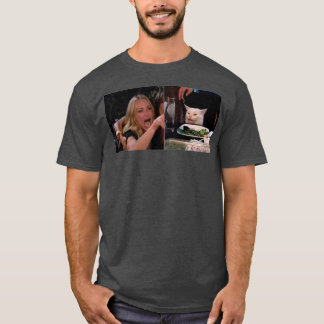 Verschmieren Sie die Katze T-Shirt