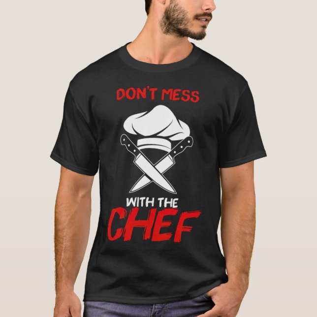 Verschmieren Sie sich mit dem Koch cake custom a T-Shirt (Vorderseite)