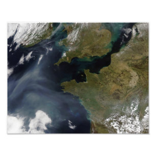 Verschmutzung vor Frankreich Fotodruck