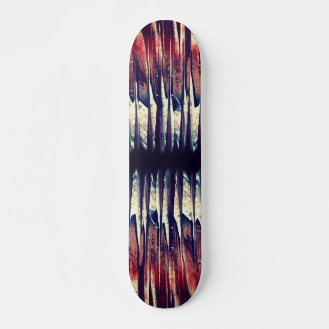 Verschraubte Farben Skateboard (Vorne)