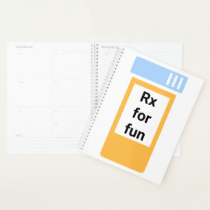 Verschreibung für Fun - Übergroße Arzneimittelf Planer