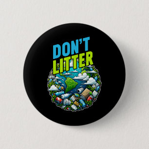 Verschrotten Sie keine Umweltverschmutzungen A Button