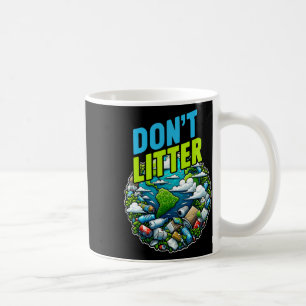 Verschrotten Sie keine Umweltverschmutzungen A Kaffeetasse