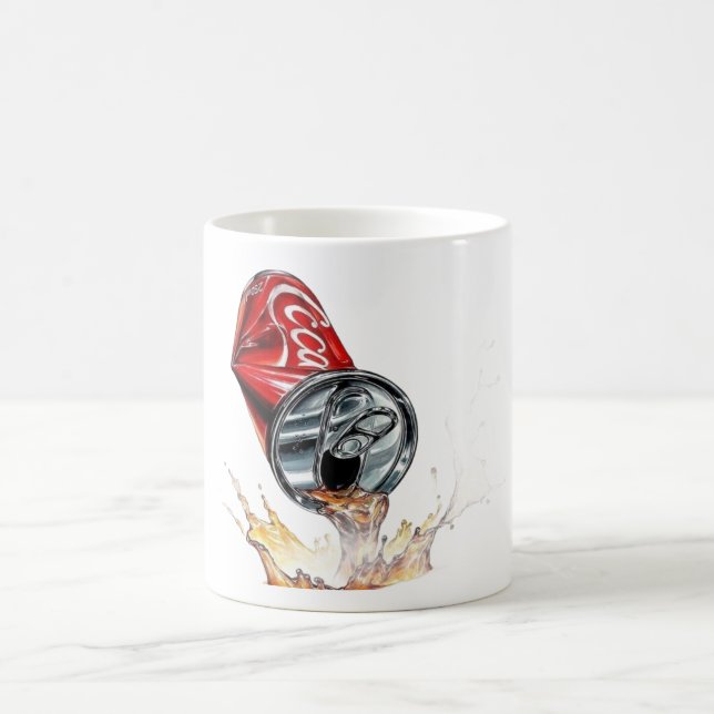 Verschütten Kaffeetasse (Mittel)