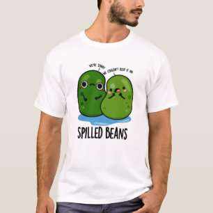Verschüttete Bohnen Funny Veggie Bean Puff T-Shirt