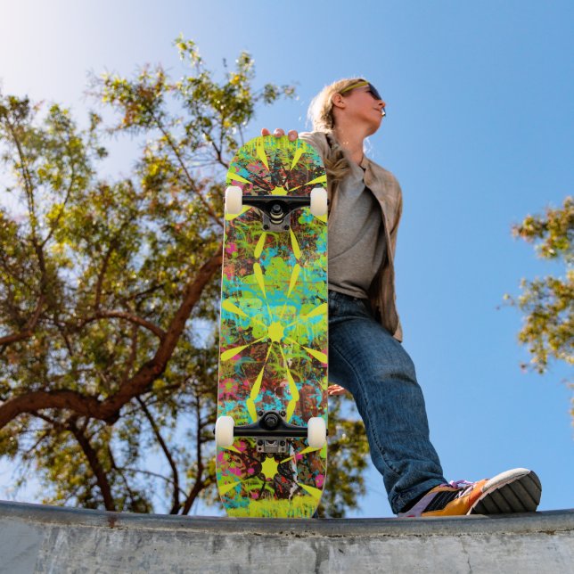 Verschüttete Farbe Skateboard (Außenbereich 1)
