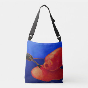 Verschütteter Nagel Polnischer Nagelholzbeutel Tragetaschen Mit Langen Trägern