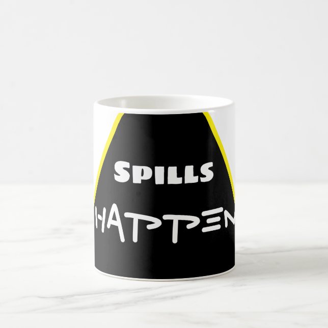 Verschüttungen passieren kaffeetasse (Mittel)