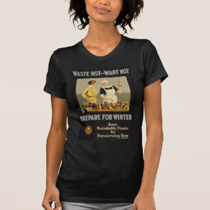 Verschwende nicht, dann fehlt dir nichts T-Shirt