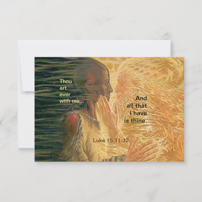 Verschwenderischer Sohn - Gebets-Karte Einladung (Vorderseite)