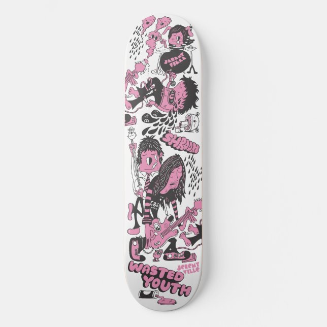 verschwendete Jugend Skateboard (Vorderseite)