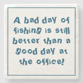 Verschwendung von Fischern mit Fangquoten Steinuntersetzer