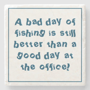 Verschwendung von Fischern mit Fangquoten Steinuntersetzer