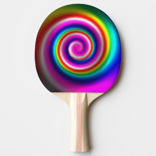 Verschwinde Punkt 6 Tischtennispaddel Tischtennis Schläger (Vorderseite)