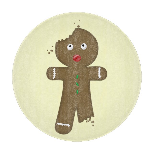 Verschwinden des Lebkuchenmannes Schneidebrett (Vorderseite)