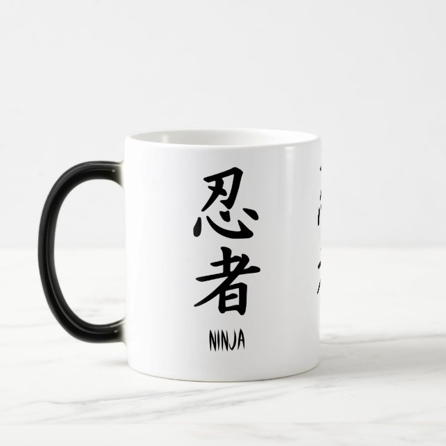 Verschwindene Ninja Kanji-Tasse Verwandlungstasse (Links)