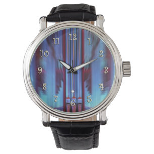 Verschwommene Organrohre mit Nummern Armbanduhr