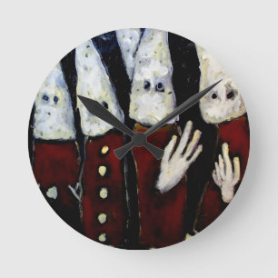 Verschwörer Runde Wanduhr