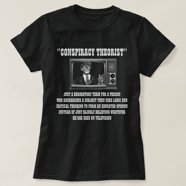 Verschwörungstheoretiker T-Shirt (Design vorne)