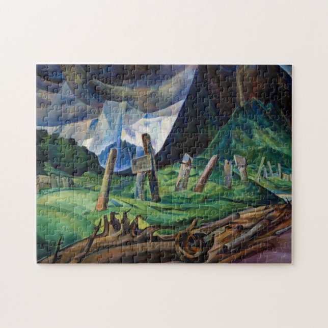 Verschwunden, 1930 von Emily Carr Puzzle (Horizontal)