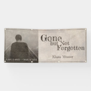 Verschwunden aber nicht vergessen - Vintage Banner