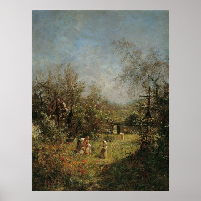 Verschwundener Friedhof in Goisern Poster (Vorne)