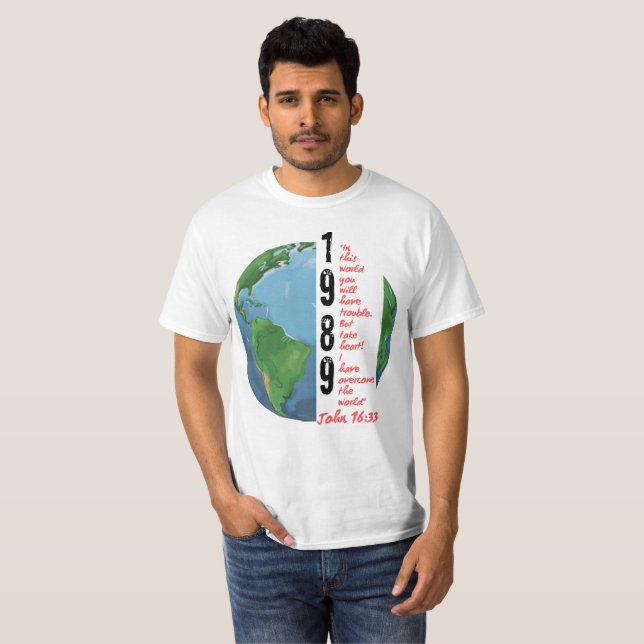 Verse Jhon 16:33 T-Shirt (Vorne ganz)