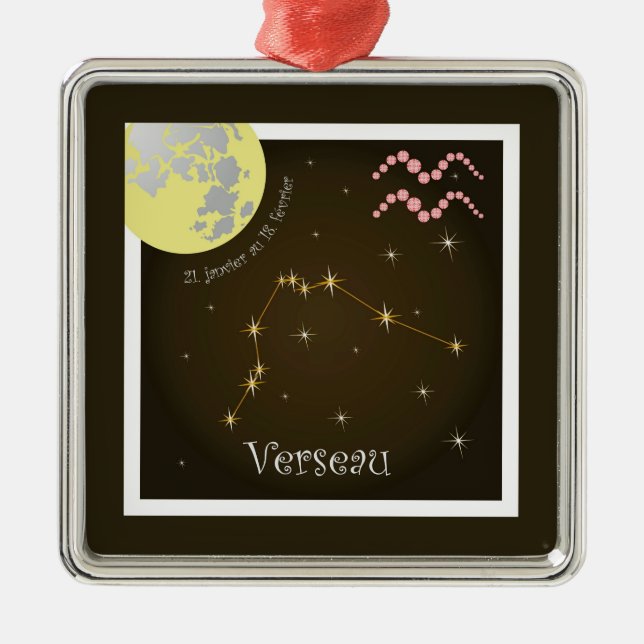 Verseau 21 janvier au 18 février Ornament (Vorne)