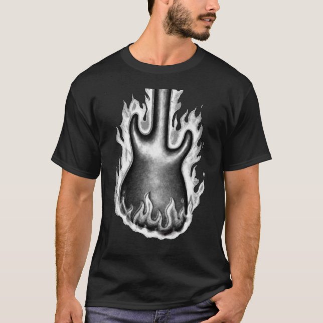 Versenkt in den Flammen T-Shirt (Vorderseite)