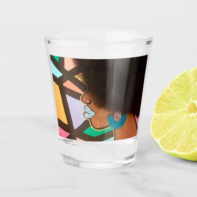 Verses in Her Volume Shot Glass Schnapsglas (Vorderseite)