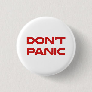Versetzen Sie nicht in Panik Button
