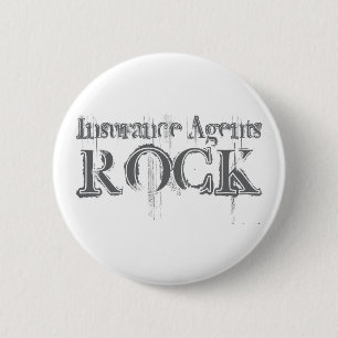 Versicherungs-Agent-Felsen Button