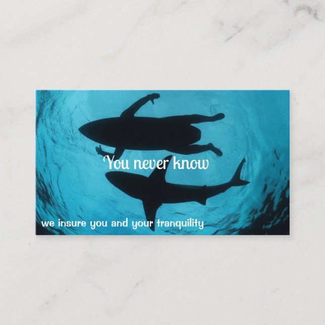 Versicherungsberater Versicherungs-Agent Visitenkarte (Vorderseite)