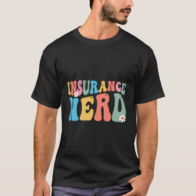 Versicherungsmakler Nerd T-Shirt (Vorderseite)