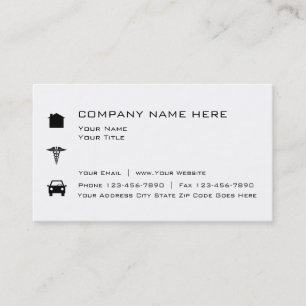 Versicherungsmakler Visitenkarte