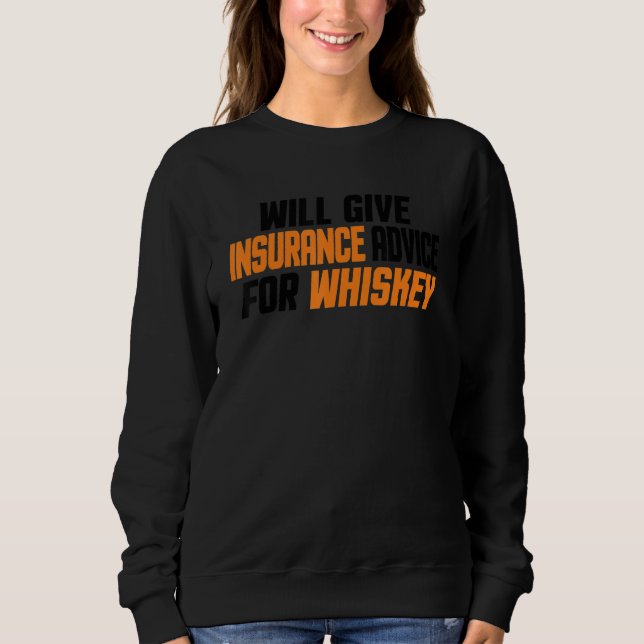 Versicherungsmakler wird Versicherungsberatung für Sweatshirt (Vorderseite)