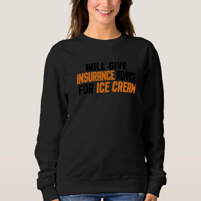 Versicherungsmakler wird Versicherungsberatung für Sweatshirt (Vorderseite)