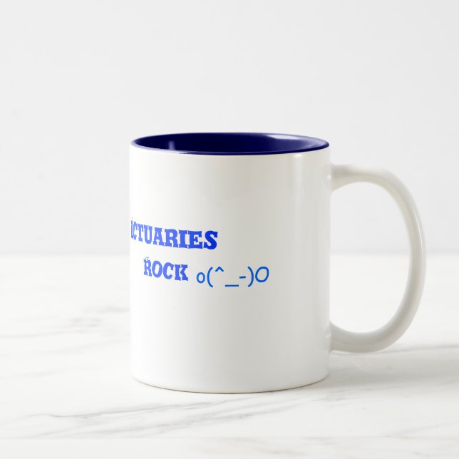 Versicherungsmathematiker/Beruf/Beruf Felsen-Tasse Zweifarbige Tasse (Rechts)