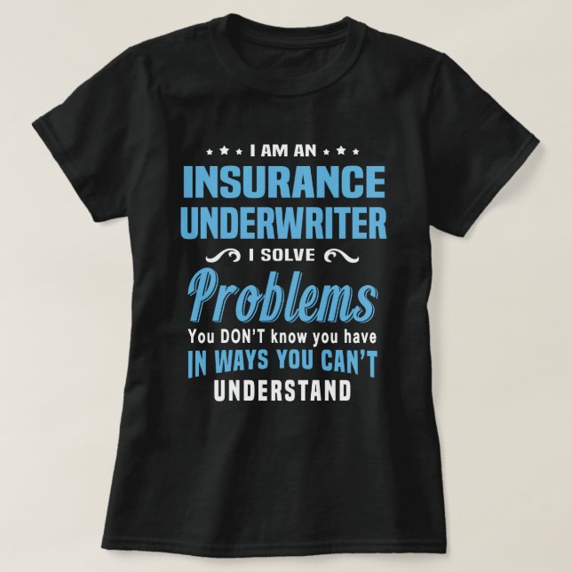 Versicherungsunternehmen T-Shirt (Design vorne)