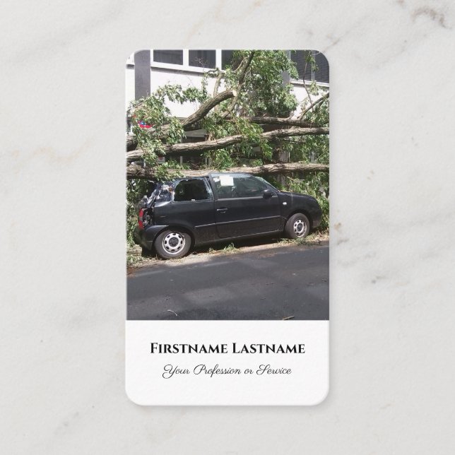 Versicherungsvermittler für Kraftfahrzeug-Policenm Visitenkarte (Vorderseite)