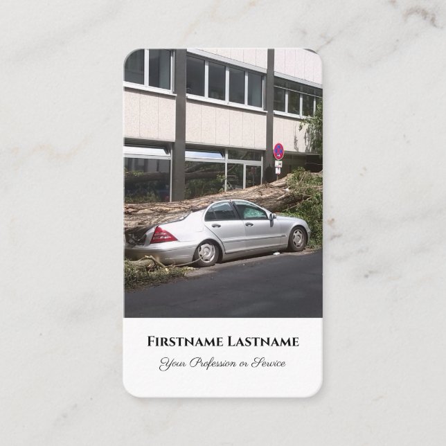 Versicherungsvermittler für Kraftfahrzeug-Policenm Visitenkarte (Vorderseite)