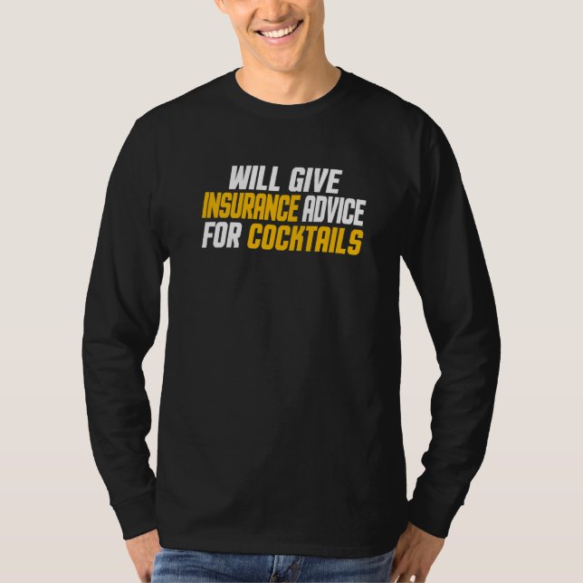 Versicherungsvertreter wird Versicherungsberatung  T-Shirt (Vorderseite)