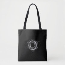 Versilberte Augen-Taschen-Tasche