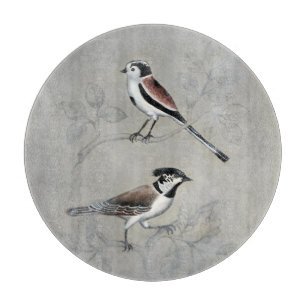 Versilberter Aviary   ein Paar Schneidebrett