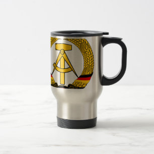 Versinnbildlichen Sie der DDR - nationales Emblem Reisebecher