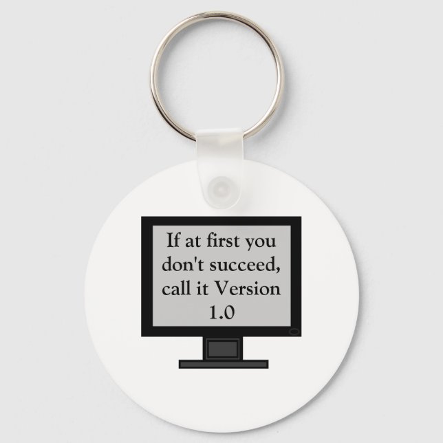 Version 1.0 Schlüsselanhänger (Vorderseite)