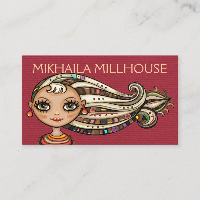 Version der Visitenkarte - Gesellschaft Diva (Vorderseite)