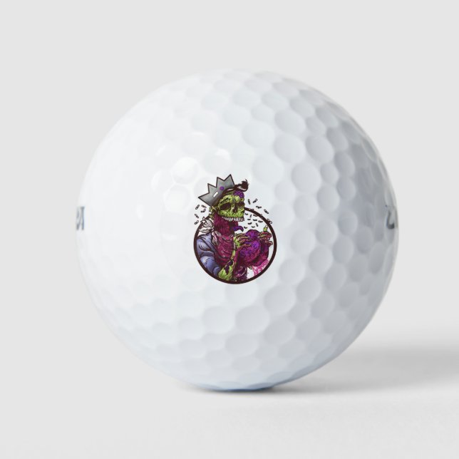 Version des Toten Kopfes Golfball (Vorderseite)